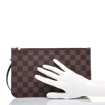 Louis Vuitton Damier Ebene Neverfull MM GM Pochette 2 of 11