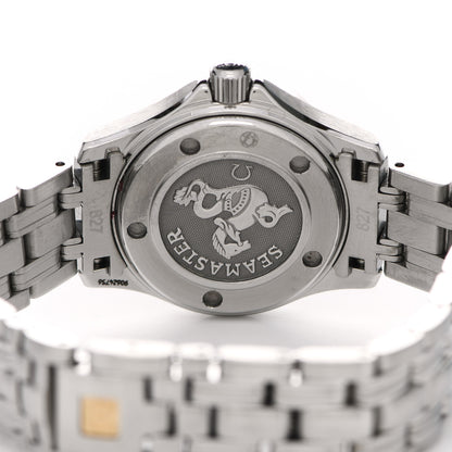 Omega Stainless Steel Diamond Bezel 28mm Seamaster Diver 300M Quartz Watch Black 212.15.28.61.51.001 4 of 4