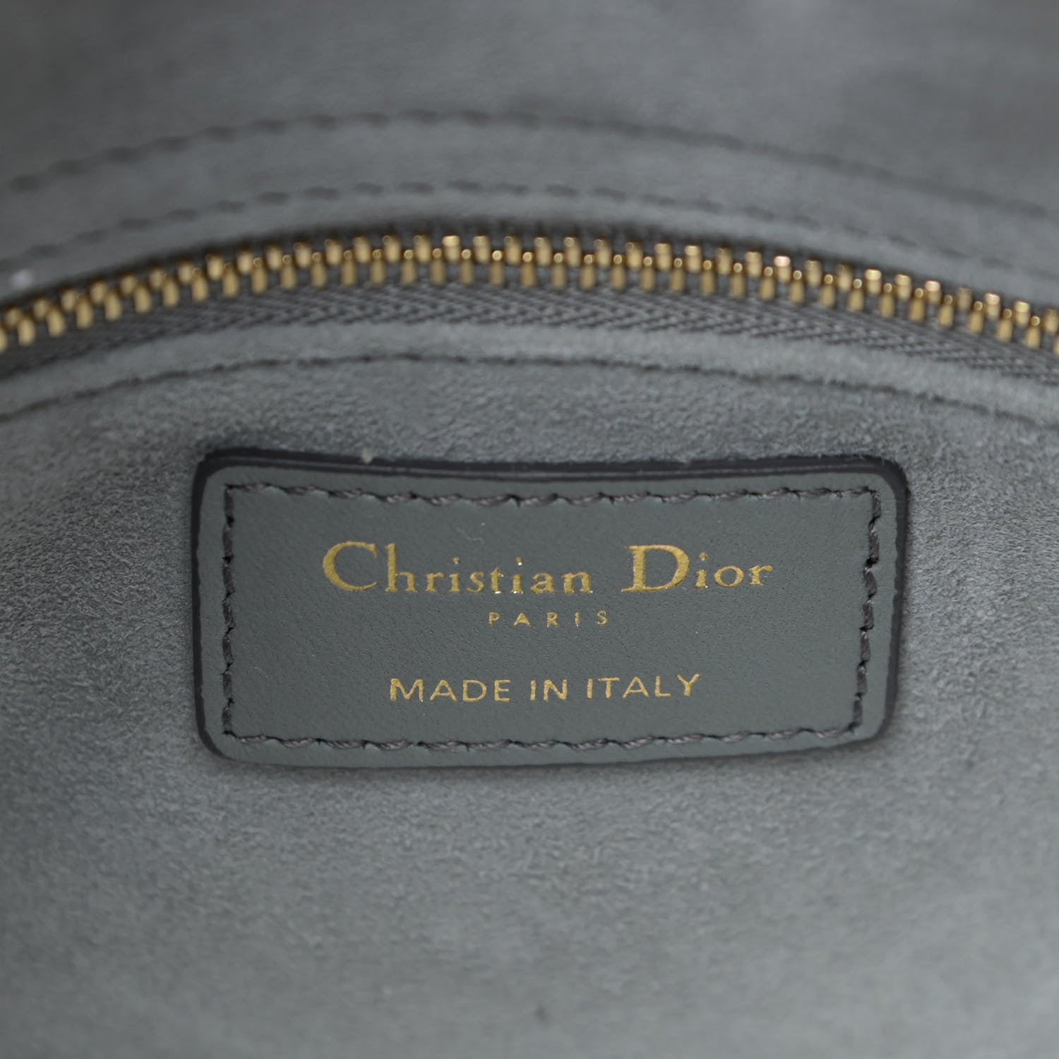 Christian Dior Lambskin Cannage Gradient Small My ABCDior Lady Dior Grey 8 of 13