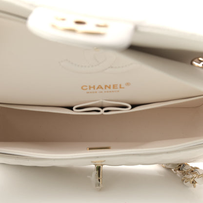 Chanel Caviar Quilted Small Double Flap White 4 of 8