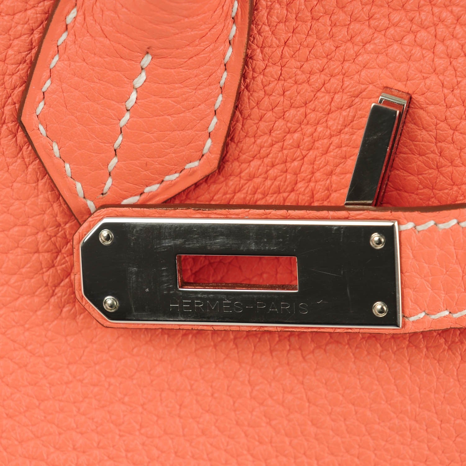 Hermes Clemence Birkin 30 Crevette 10 of 26