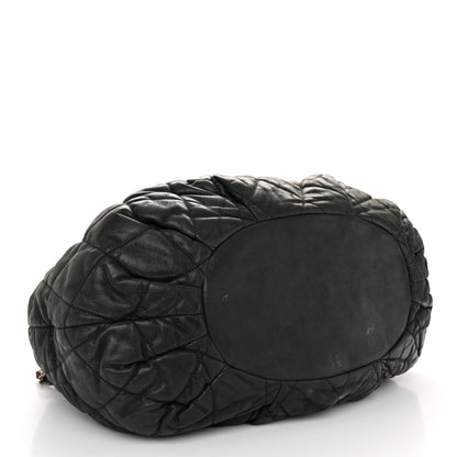 Chanel Iridescent Calfskin Quilted Large In The Mix Tote Black 4 of 11