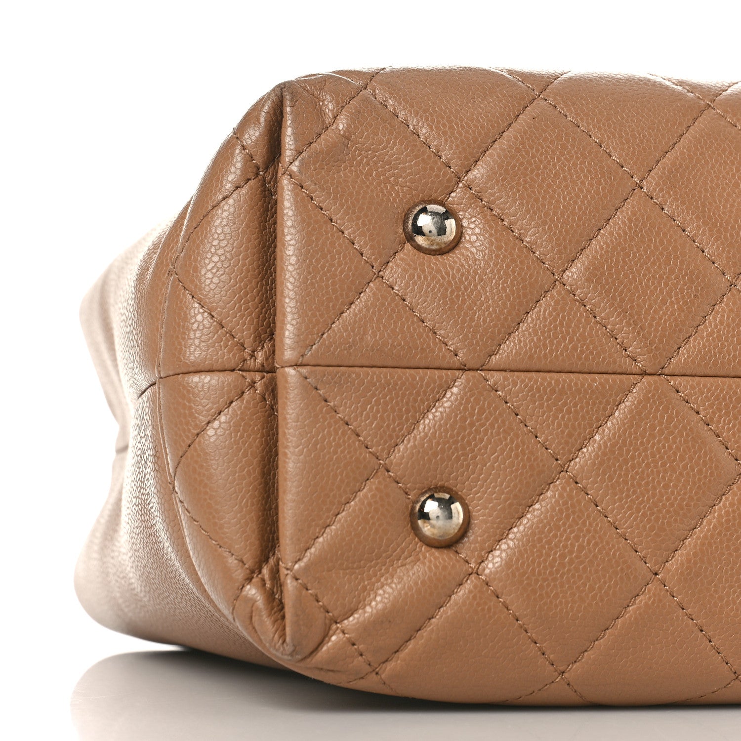 Chanel Caviar Medium Soft CC Top Handle Tote Dark Beige 8 of 28