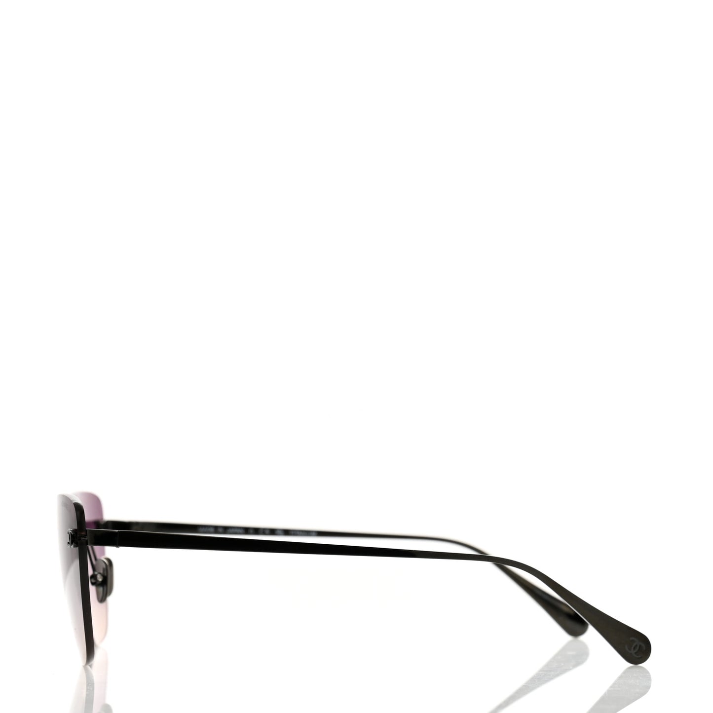 Titanium Cat Eye CC Sunglasses 4286-T Black