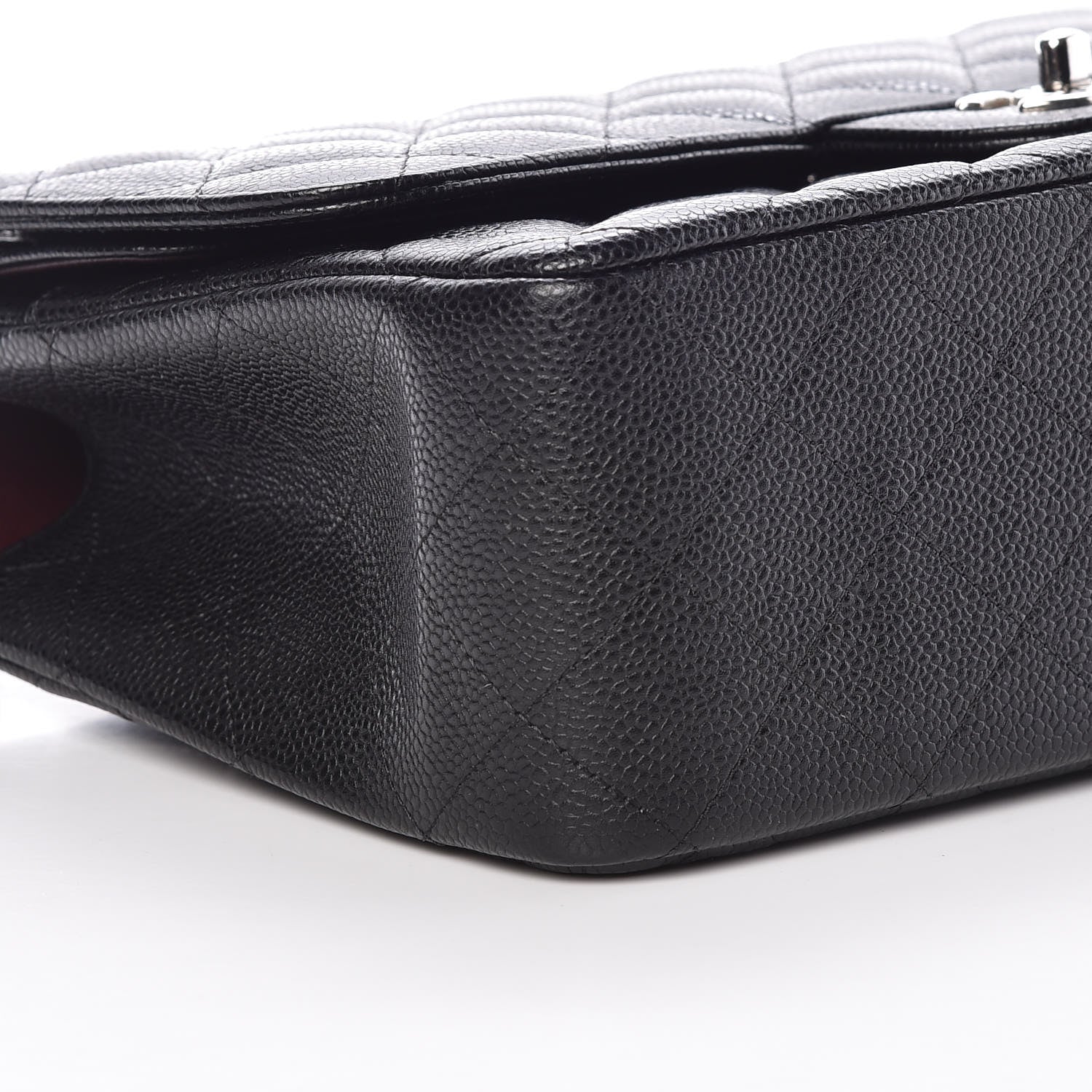 Chanel Caviar Quilted Jumbo Double Flap Black 8 of 10
