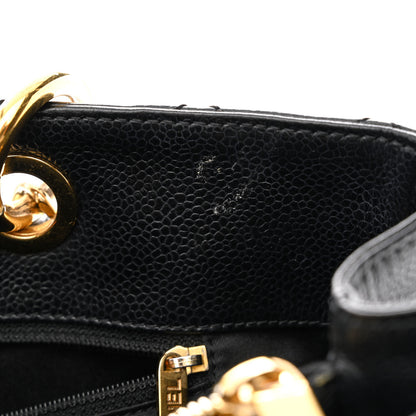 Chanel Caviar Quilted Grand Shopping Tote GST Black 10 of 13