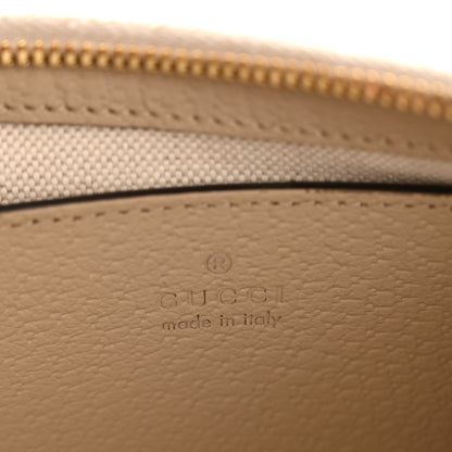 Gucci GG Supreme Monogram Textured Dollar Calfskin Small Ophidia Hobo Beige Mystic White Oatmeal 6 of 11