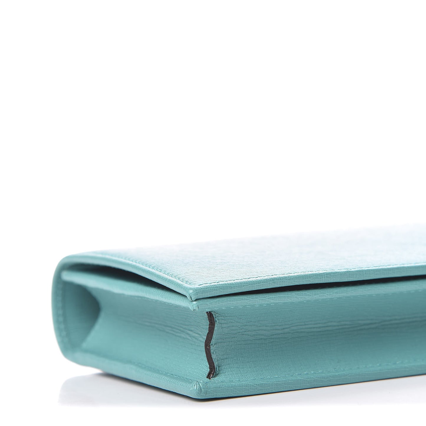 Shangai Calfskin Medium Betty Chain Wallet Fresia Blue