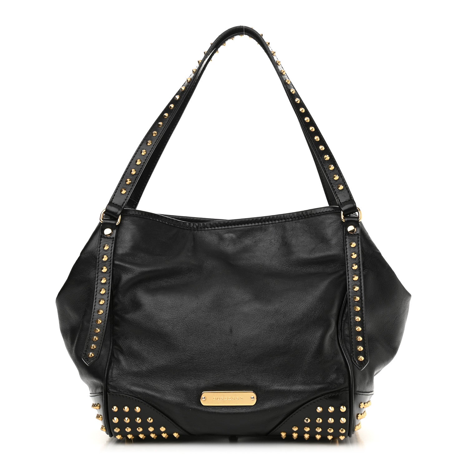 Burberry Lambskin Bridle Studs Small Canterbury Tote Black 1 of 12