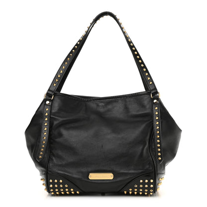 Burberry Lambskin Bridle Studs Small Canterbury Tote Black 1 of 12