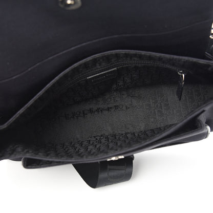 Christian Dior Silk Jersey Crystal Hardcore Clutch Black 4 of 10