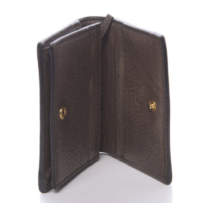 Gucci GG Supreme Monogram Web Ophidia Card Case Beige New Acero 5 of 9
