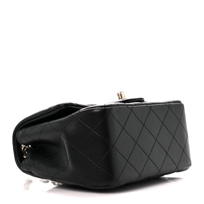Chanel Lambskin Quilted Mini Square Flap Black 4 of 12
