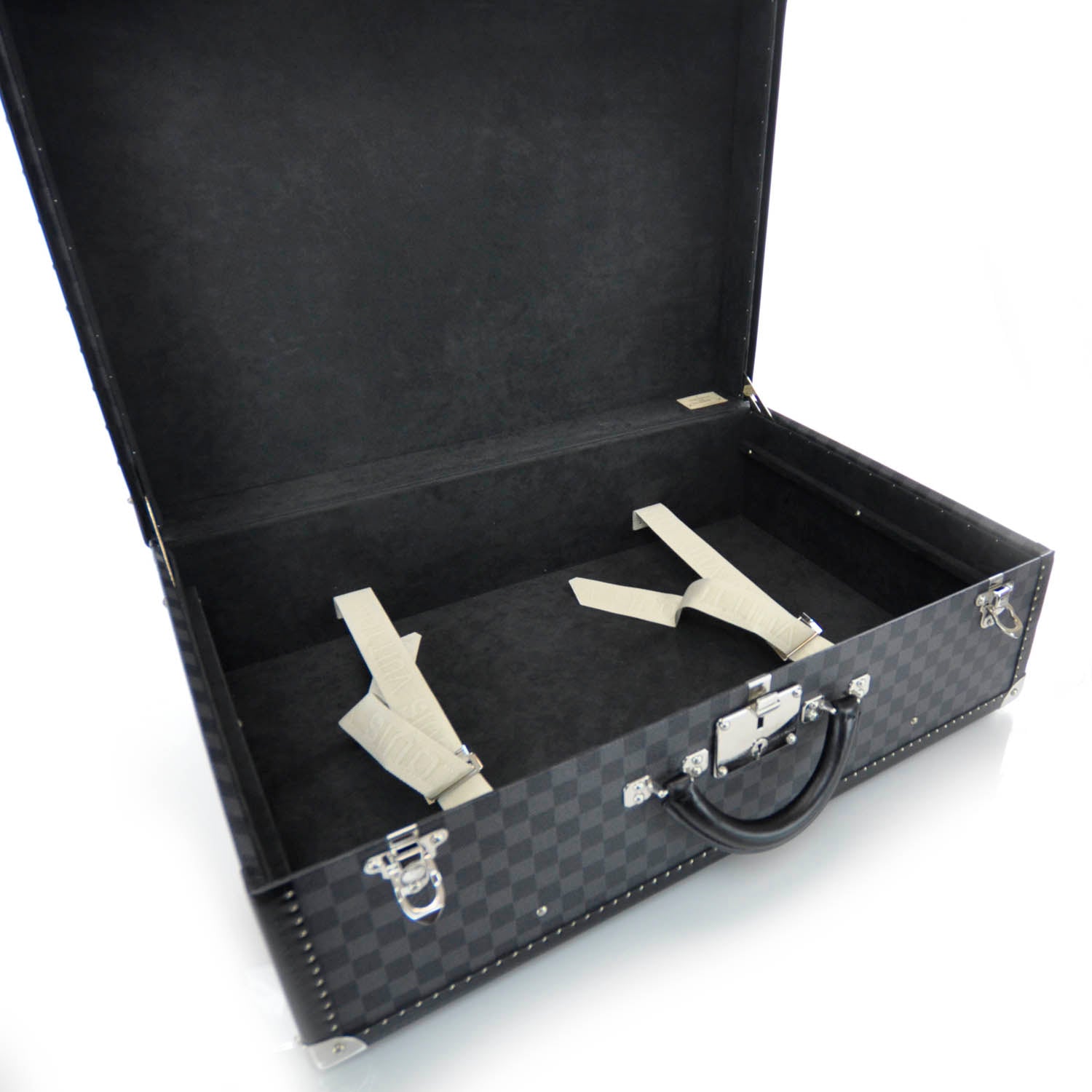 Louis Vuitton Damier Graphite Alzer 65 Suitcase Hard Case Trunk 6 of 10