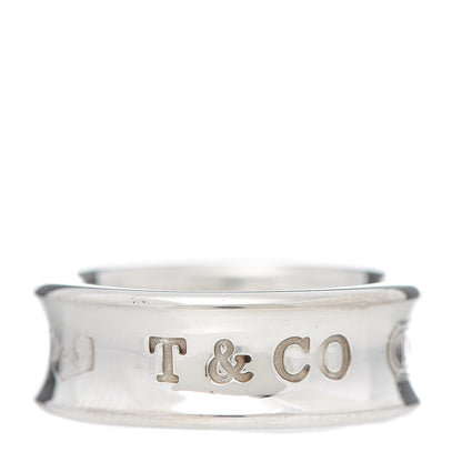Tiffany Sterling Silver 1837 Band Ring 50 5.25 1 of 6