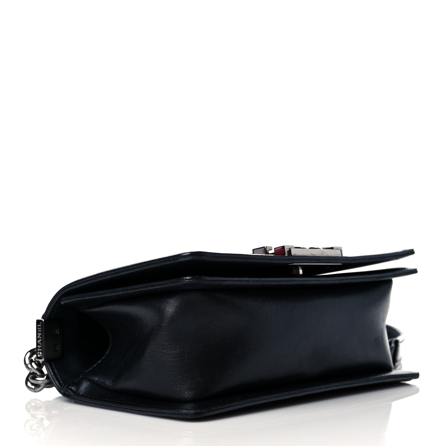 Chanel Patent Calfskin Quilted Small Boy Flap Black 3 of 13