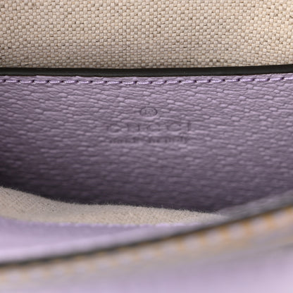 Gucci Monogram Jumbo GG Textured Dollar Calfskin Mini Tote Bag Beige Lapis 6 of 9