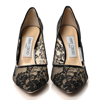 Jimmy Choo Lace Romy 100 Pumps 36 Black 2 of 9