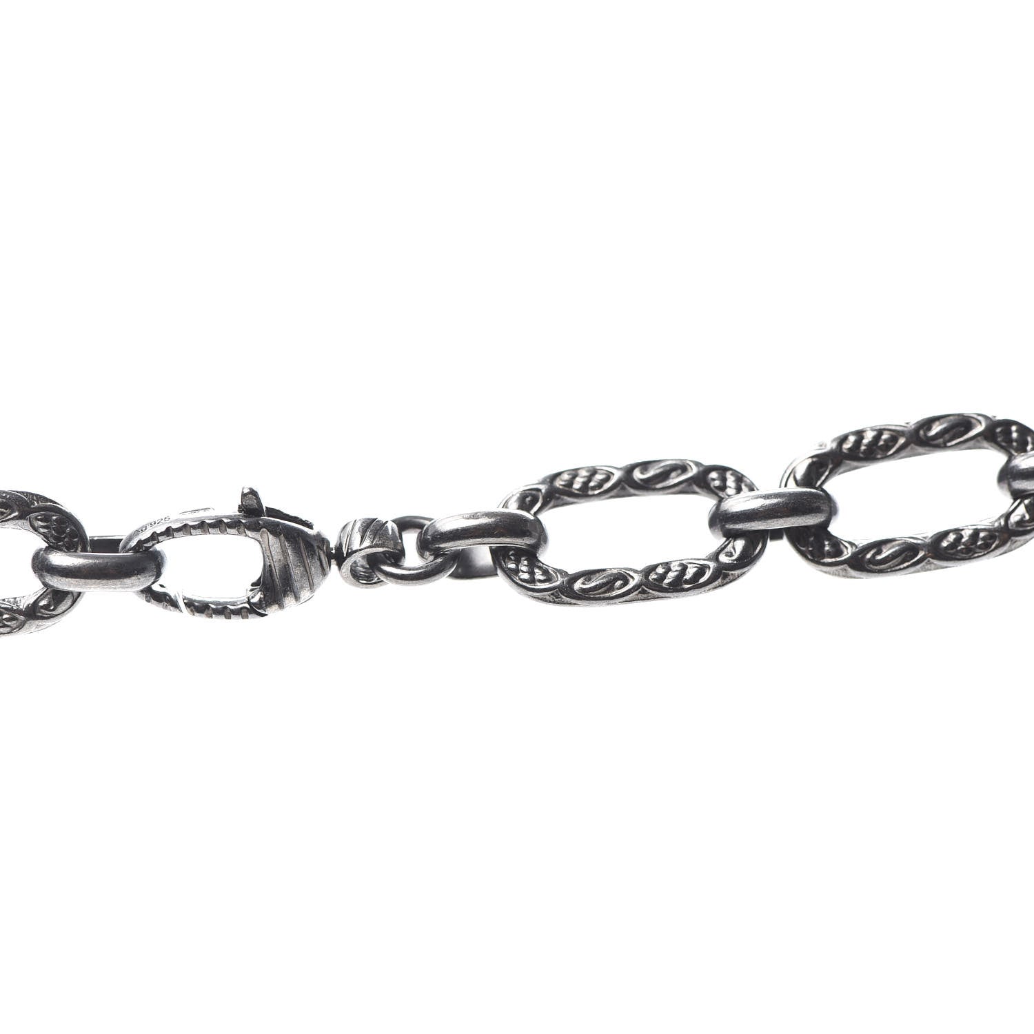 Gucci Sterling Silver Large Interlocking G Pendant Necklace 4 of 8