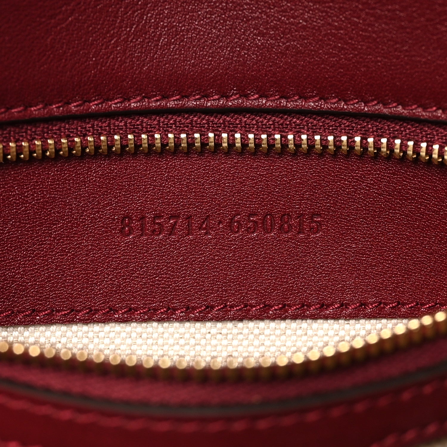 Gucci Roxy Calfskin Medium Blondie Top Handle Bag Rosso Ancora 7 of 10