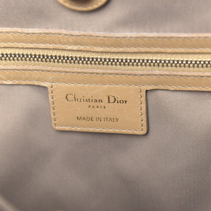 Christian Dior Coated Canvas Cannage Small Panarea Tote Beige 6 of 30