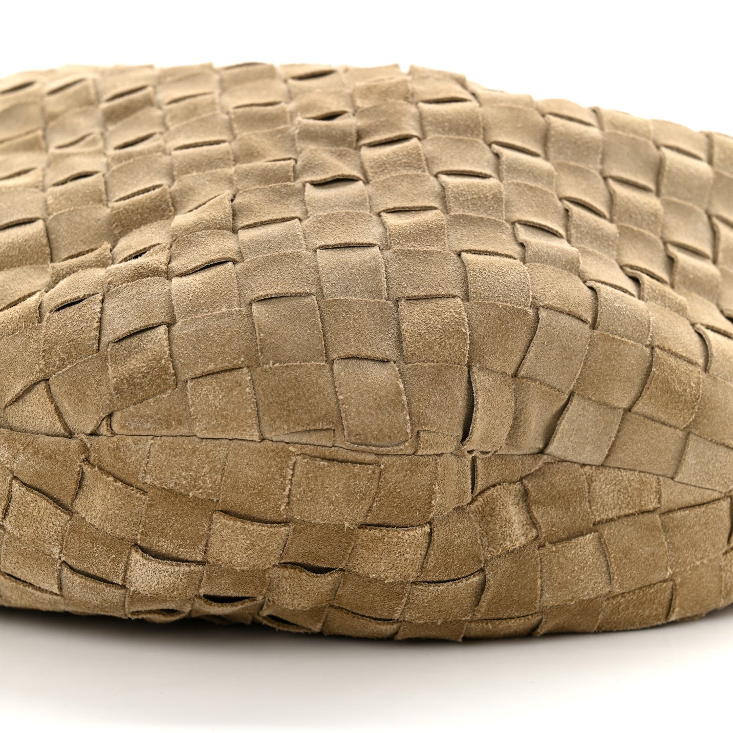 Bottega Veneta Suede Calfskin Intrecciato Teen Jodie Hobo Beige 10 of 10