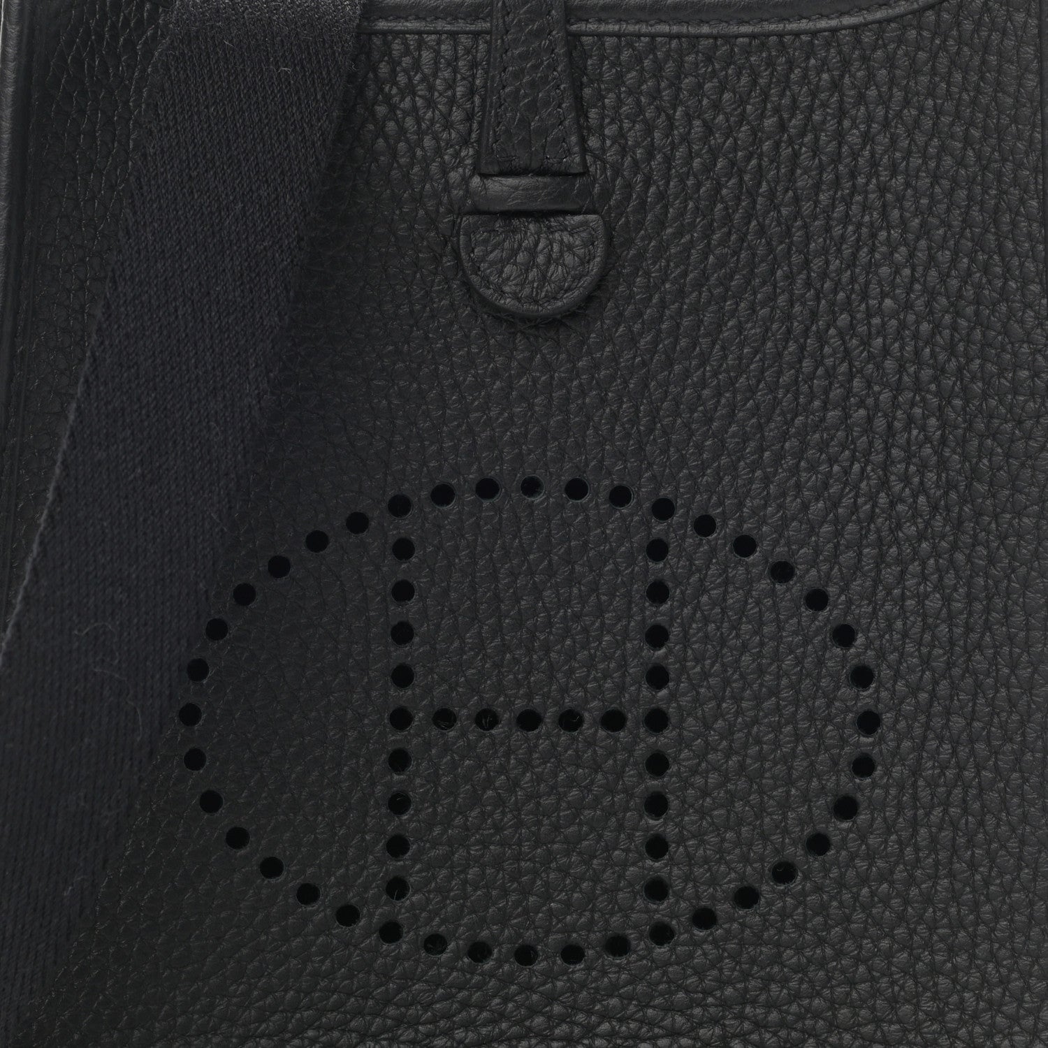 Hermes Taurillon Clemence Evelyne TPM Black 8 of 11