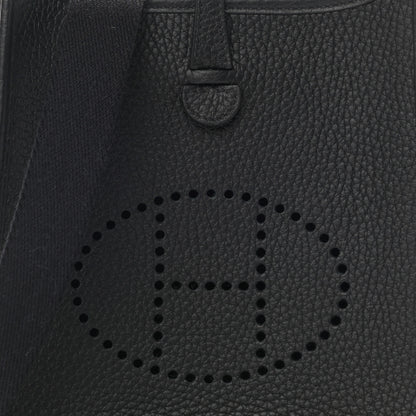 Hermes Taurillon Clemence Evelyne TPM Black 8 of 11