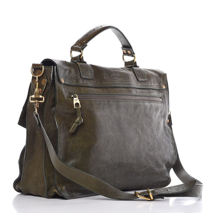 Proenza Schouler Lambskin Medium PS1 Satchel Military 4 of 11