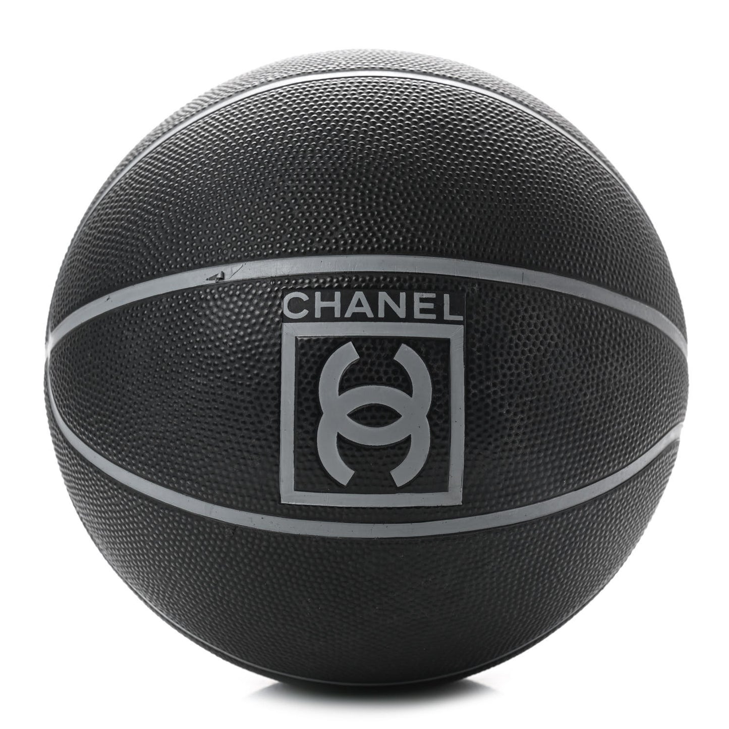 Rubber CC Basketball with Mesh Case Black Grey