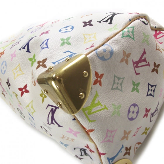 Louis Vuitton Monogram Multicolor Speedy 30 White 5 of 10