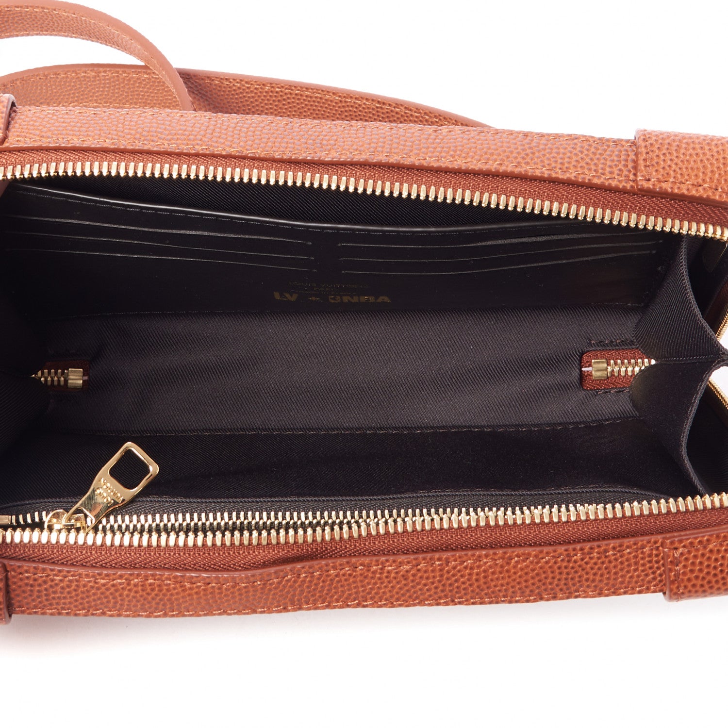 Louis Vuitton X NBA Monogram Embossed Ball Grain Cowhide Soft Trunk Wallet Brown 6 of 7