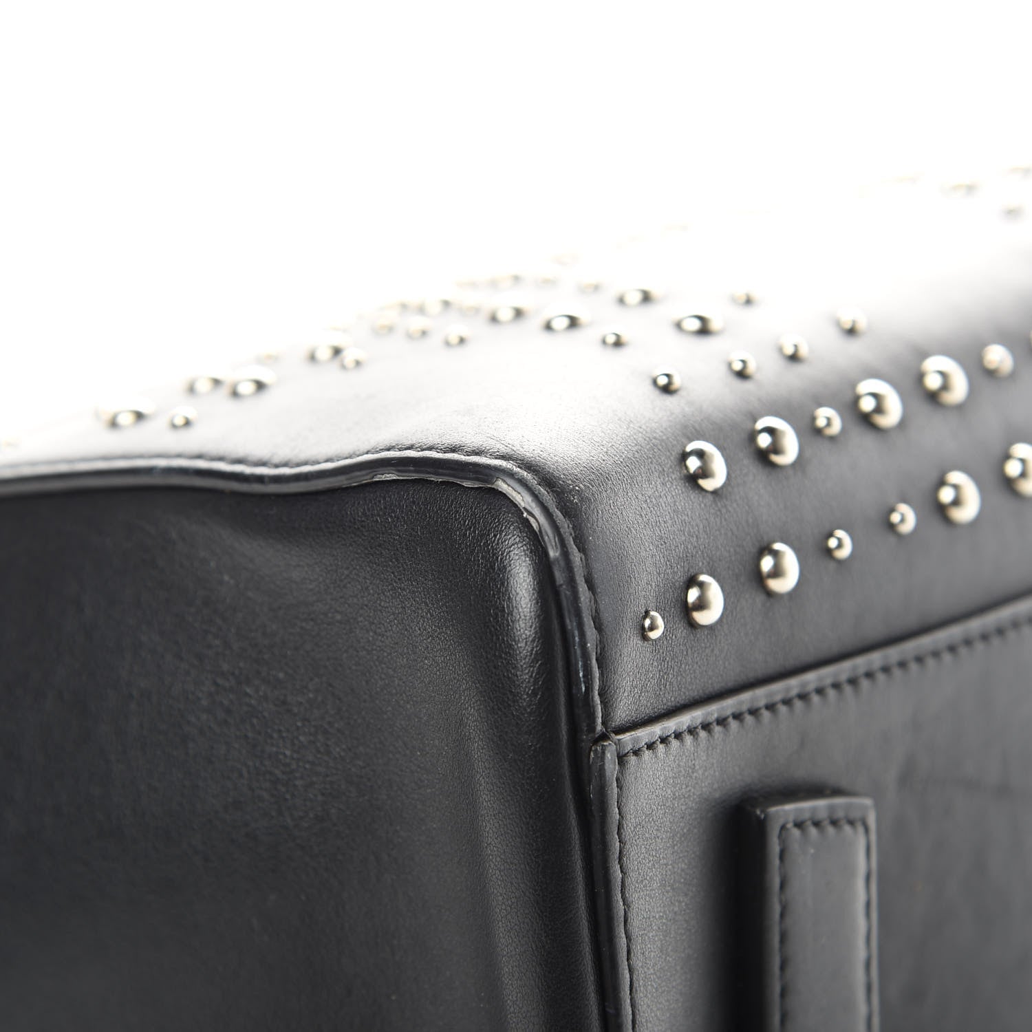 Givenchy Calfskin Medium Studded Antigona Black 9 of 15