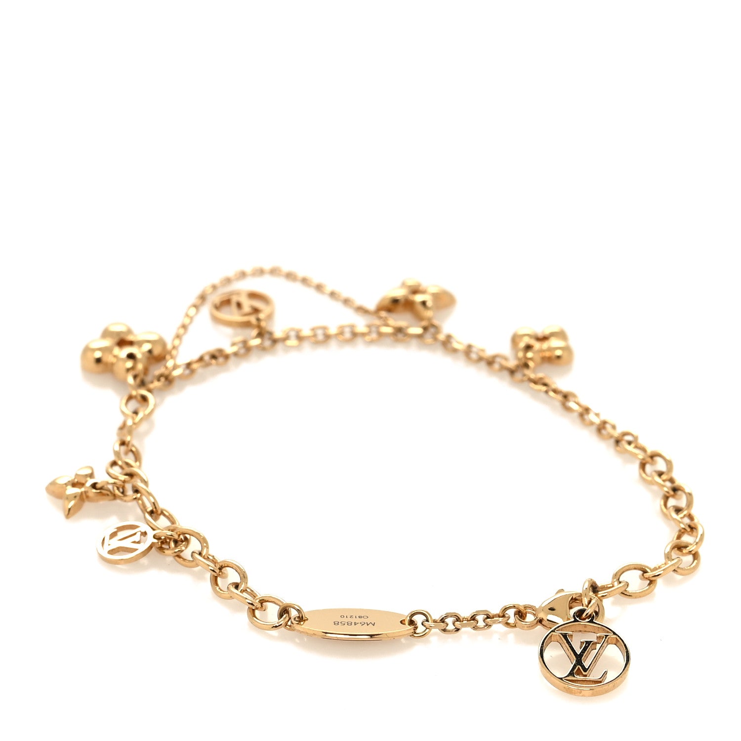 Louis Vuitton Metal Monogram Blooming Supple Bracelet 3 of 6