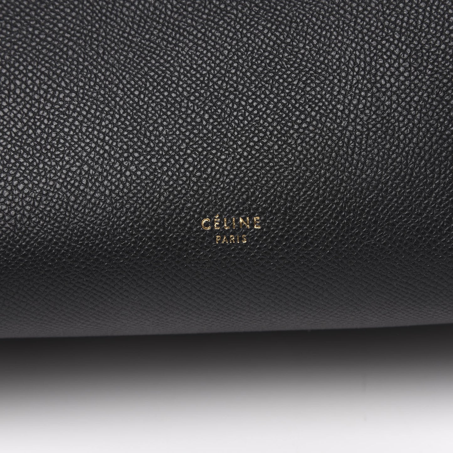 Grained Calfskin Micro Belt Bag Black
