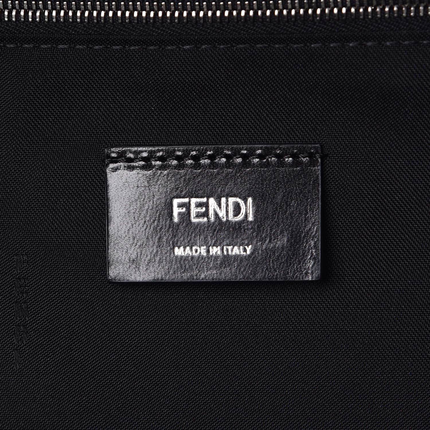 Fendi Nylon Vitello Liberty Metal Monster Eyes Rounded Backpack Equatore 6 of 8