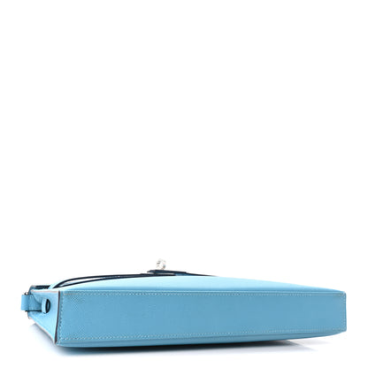 Hermes Madame Calfskin Kelly Elan Bleu du Nord 4 of 9