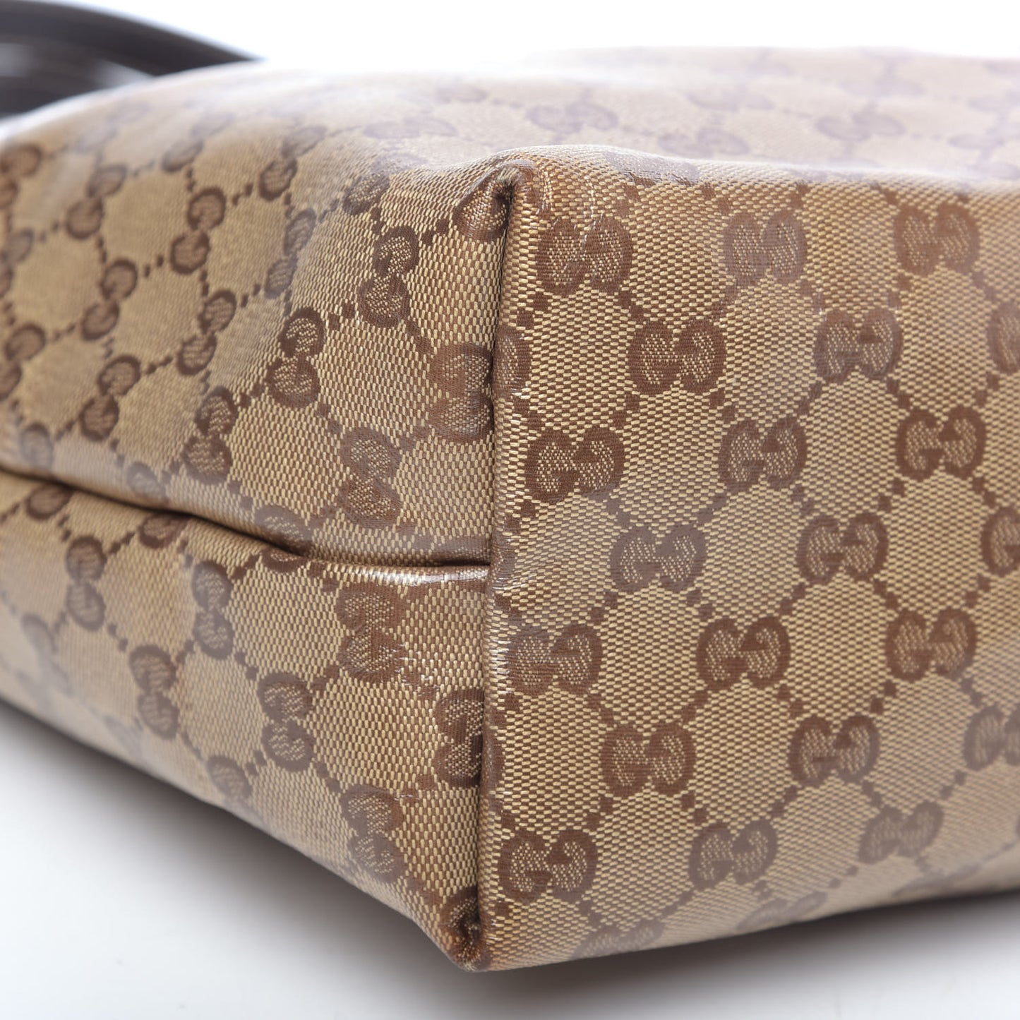 Crystal Monogram Joy Tote Dark Brown
