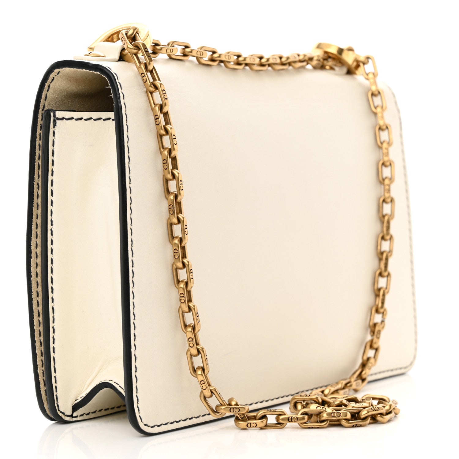 Christian Dior Calfskin J'Adior Chain Flap Bag Off White 3 of 17