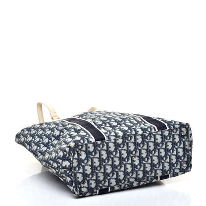 Christian Dior Monogram Trotter No 1 Shopping Tote Blue 4 of 12