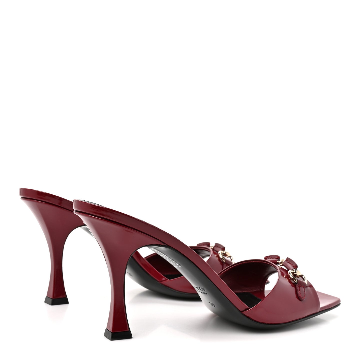 Nappa Regent Strappy Horsebit Sandals 39 Maple Red