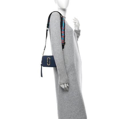 Marc Jacobs Saffiano Small Snapshot Camera Bag Blue Sea 2 of 12