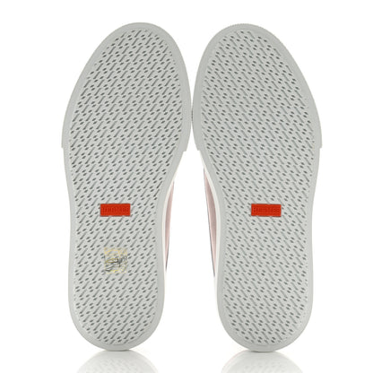 Hermes Suede Get Sneakers 38 Rose Porcelaine 10 of 18