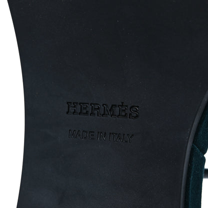 Hermes Velvet Jam 30 Sandals 39 Vert Fonce 8 of 12