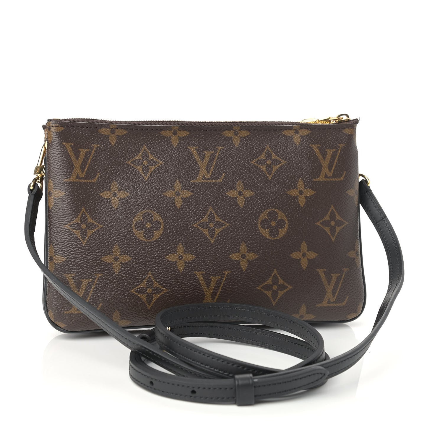 Reverse Monogram Giant Double Zip Pochette
