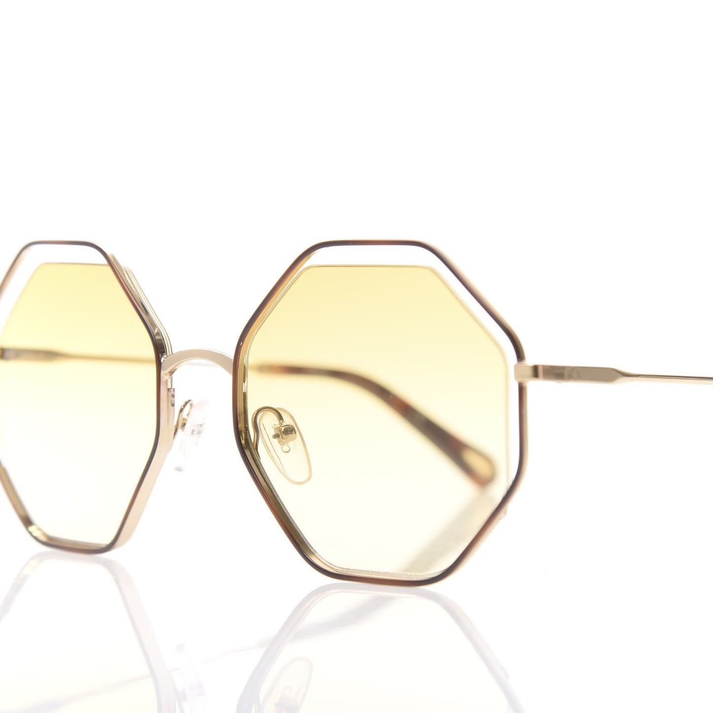 Octagonal Sunglasses CE132S Gold