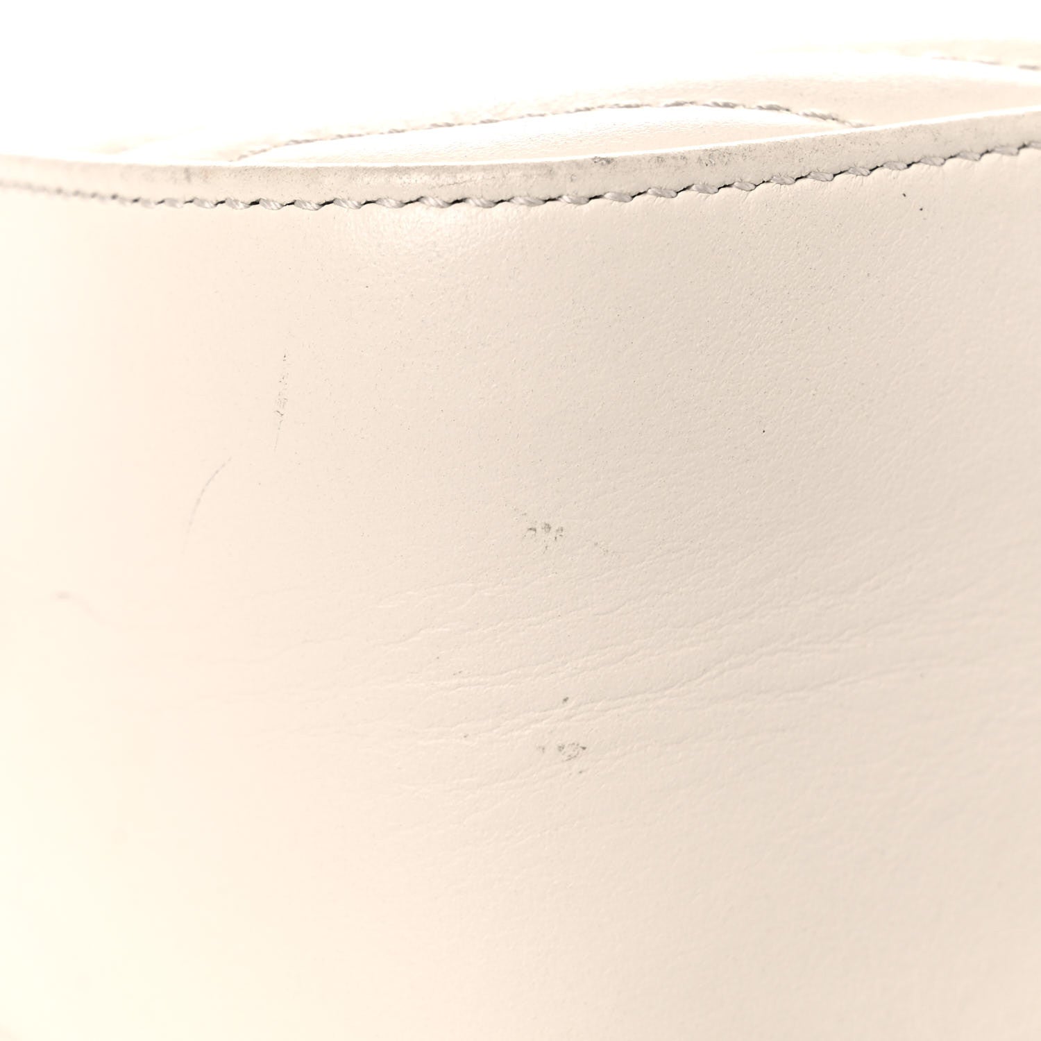 Gucci Calfskin Matelasse Animal Studs Small GG Marmont Chain Shoulder Bag White 12 of 17