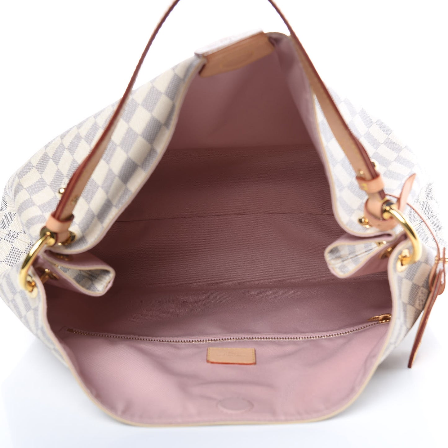 Damier Azur Graceful MM Rose Ballerine