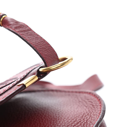 Chloe Calfskin Mini Marcie Round Crossbody Bag Plum Purple 11 of 11
