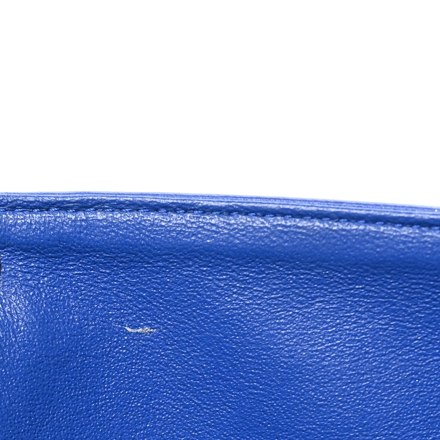 Chanel Lambskin Quilted Medium Double Flap Blue 11 of 11